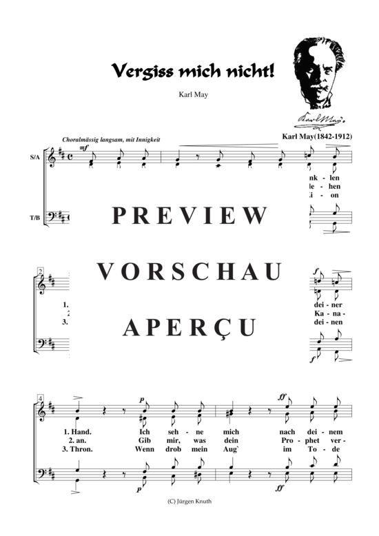 gallery: Vergiss mich nicht! , , (Gemischter Chor)