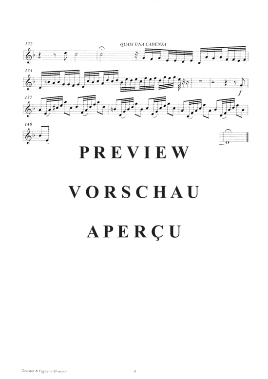 gallery: Toccata & Fugue , , (1.Trp in C/B/Es, 2.Trp in B, Horn in F, Pos, Tuba)