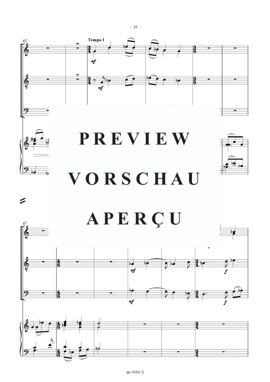 gallery: Vier Gespräche, Partitur , , (Sax-Quartett SATBass + Klavier)