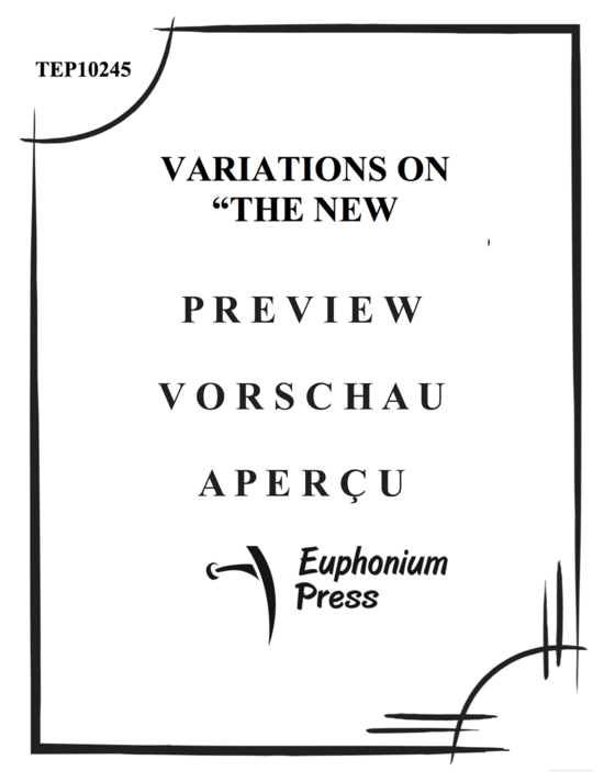 gallery: Variations on The New World Symphony , , (Euphonium + Klavier)