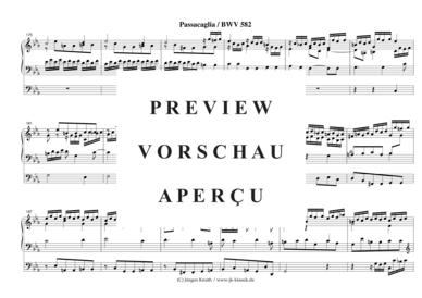 gallery: Passacaglia  c-moll BWV582 , , (Orgel Solo)