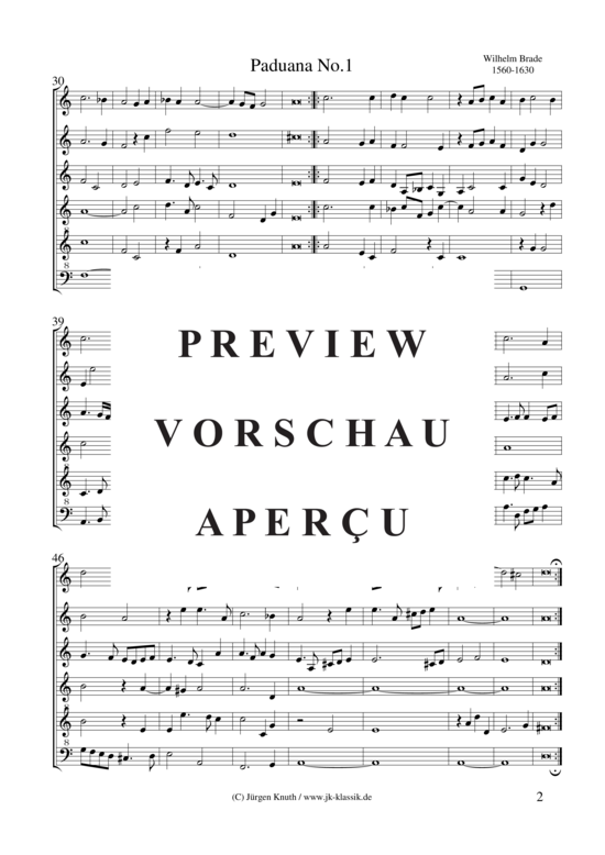 gallery: Paduana No.1 , , (Gemischtes Ensemble für 6 div. Instrumente oder Stimmen)