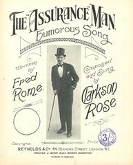 cover: The 'Assurance" Man, Clarkson Rose, Gesang, Klavier