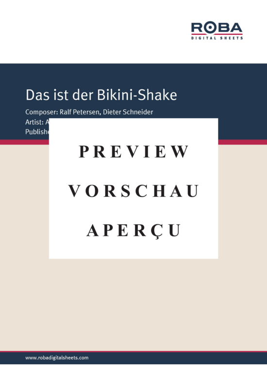 gallery: Das ist der Bikini-Shake , , (Klavier + Gesang)