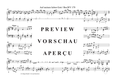 gallery: Auf meinen lieben Gott (Partita) , ,  BuxWV 179 (Orgel Solo)