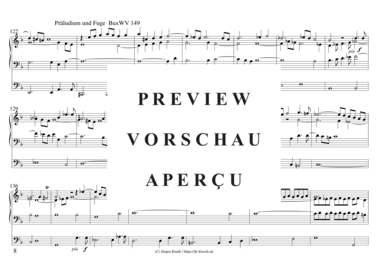 gallery: Präludium und Fuge BuxWV 149 , , (Orgel Solo)