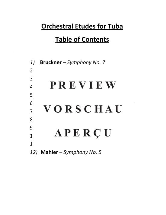 gallery: Orchestral Etudes for Tuba , , (Tuba Solo)