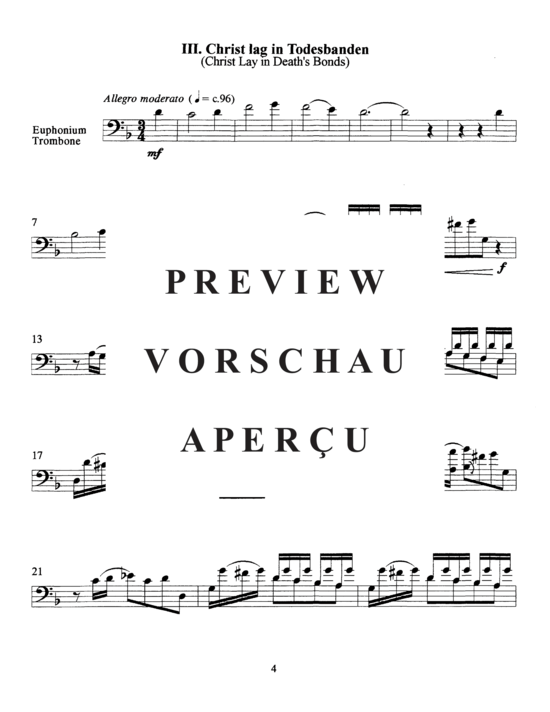 gallery: Drei Choral Preludes , , (Duett für Euphonium/Posaune + Tuba)