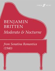 cover: Moderato and Nocturne, Benjamin Britten, Klavier