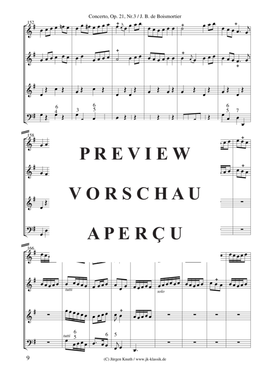 gallery: Concerto für Altblockflöte + Violine (Op.21 No.3) , ,  (Gemischtes Ensemble für Bläser, Streicher + BC)