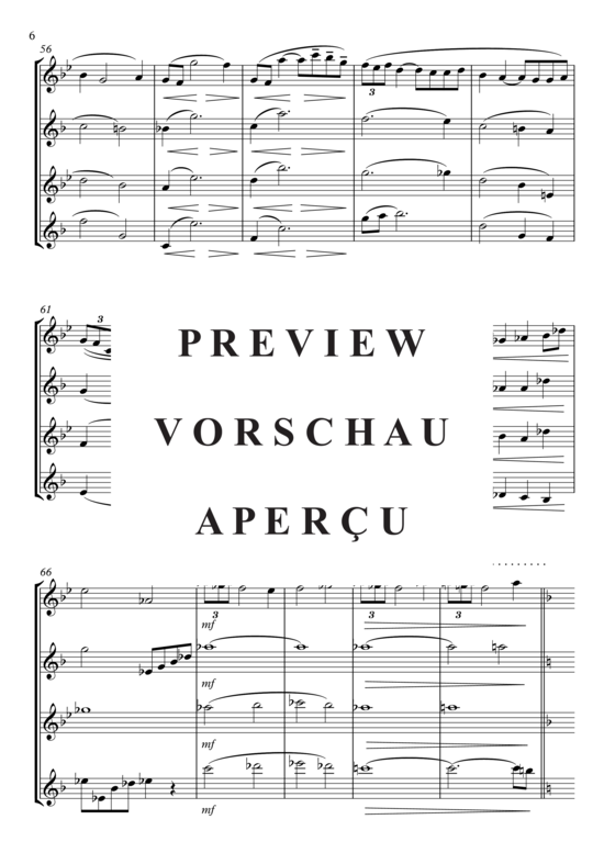 gallery: Arabesque No 1 , , (Saxophon Quartett SATB)