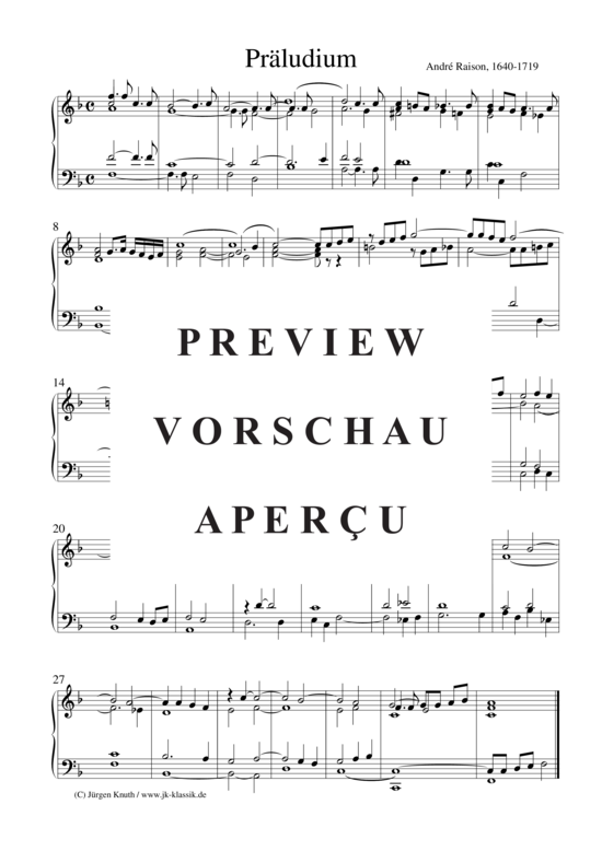 gallery: Präludium , , (Klavier/Cembalo/Orgel Solo)