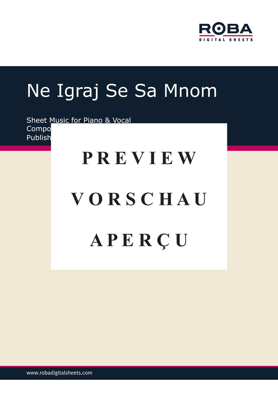 gallery: Ne Igraj Se Sa Mnom , , (Klavier + Gesang)