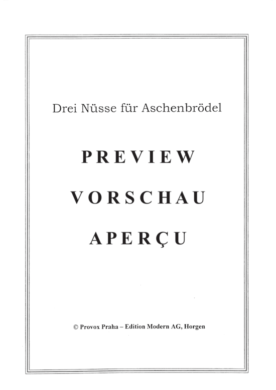 gallery: Drei Nüsse für Aschenbrödel , , (Klavier einfach gesetzt)