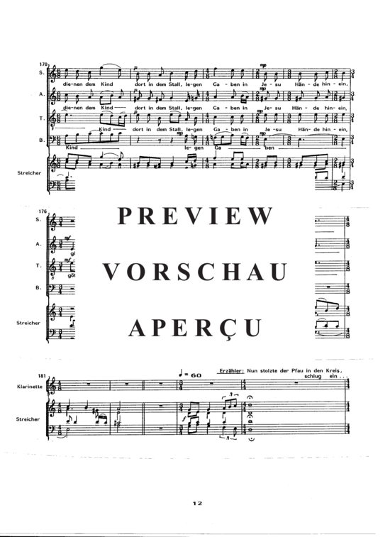 gallery: Die wundersame Mär von Ochs und Esel, Partitur , , (Soli, Gemischter Chor, Instrumente)