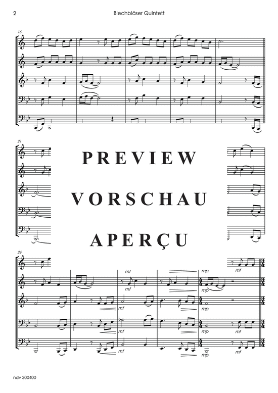 gallery: Kein schöner Land in dieser Zeit , , (Blechbläser Quintett)