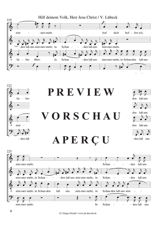 gallery: Hilf deinem Volk, Herr Jesu Christ (Choralkantate) , ,  Chor SATB (Gemischter Chor, Streicher + Orgel)