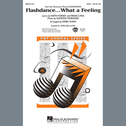 Produktbild zu: Flashdance...What A Feeling (from Flashdance) (arr. Kirby Shaw)