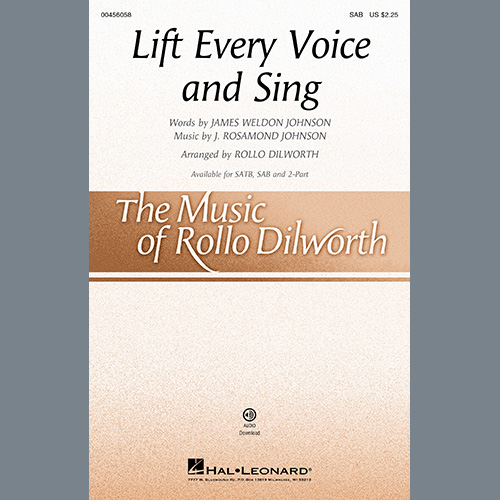 cover: Lift Every Voice And Sing (arr. Rollo Dilworth), , Chor