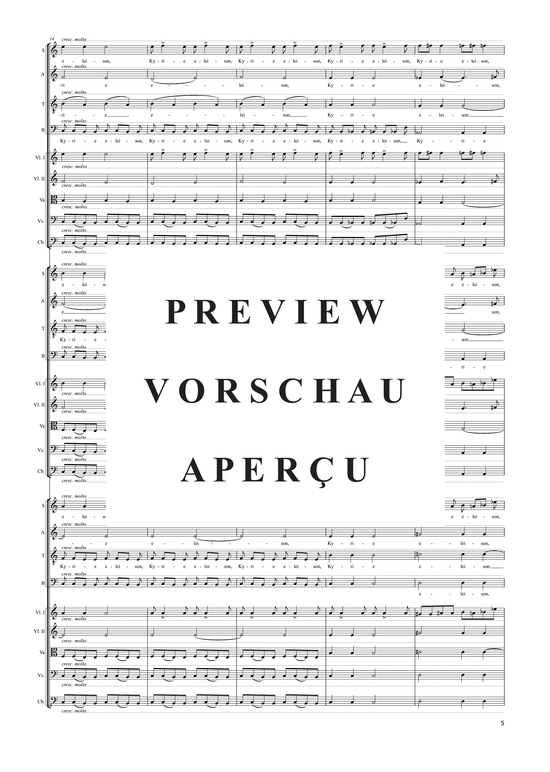 gallery: Kyrie in memoriam Nathalie Hidalgo Sánchez (1982, Version II 2015) , ,  (3x Gemischter Chor + 3x Streichquintett)