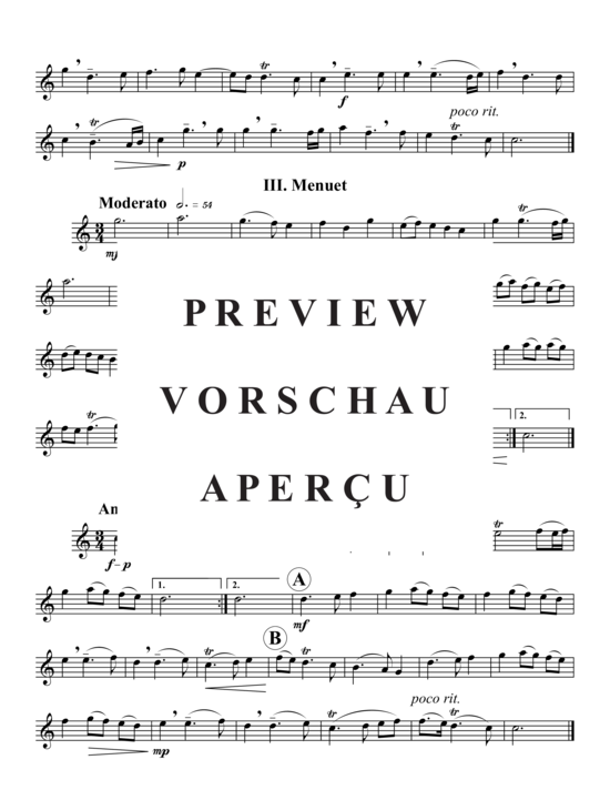 gallery: Vier Auswahlstücke aus Trio de la Chambre du Roi , , (Trio Posaune)