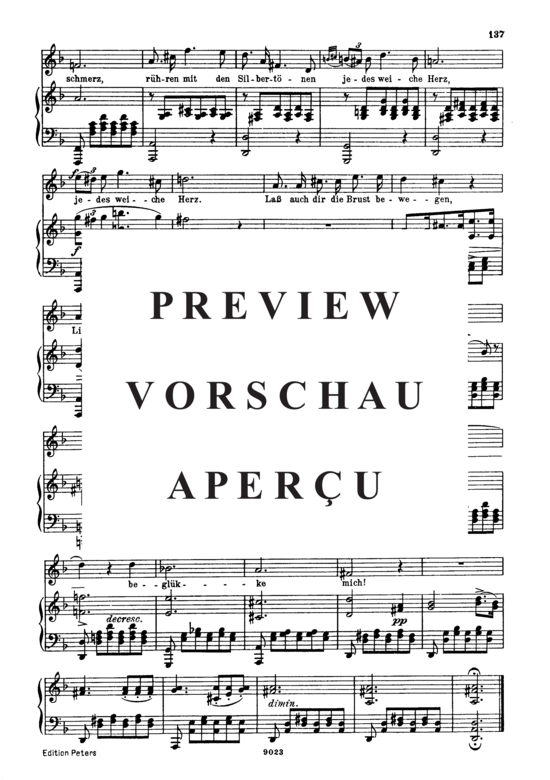 gallery: Ständchen, D.957-4 Leise flehen meine Lieder (Schwanengesang) , ,  (Gesang hoch + Klavier)