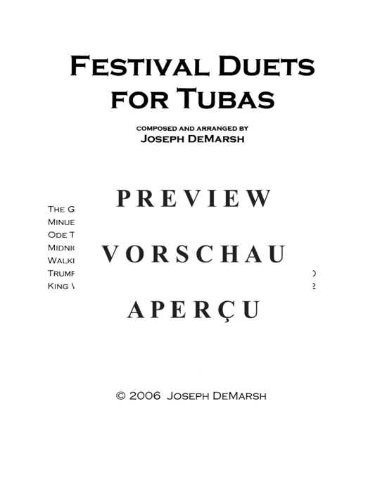 gallery: Festival Duets for Tubas , , (Tuba Duett)