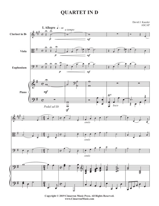 Quartet in D 