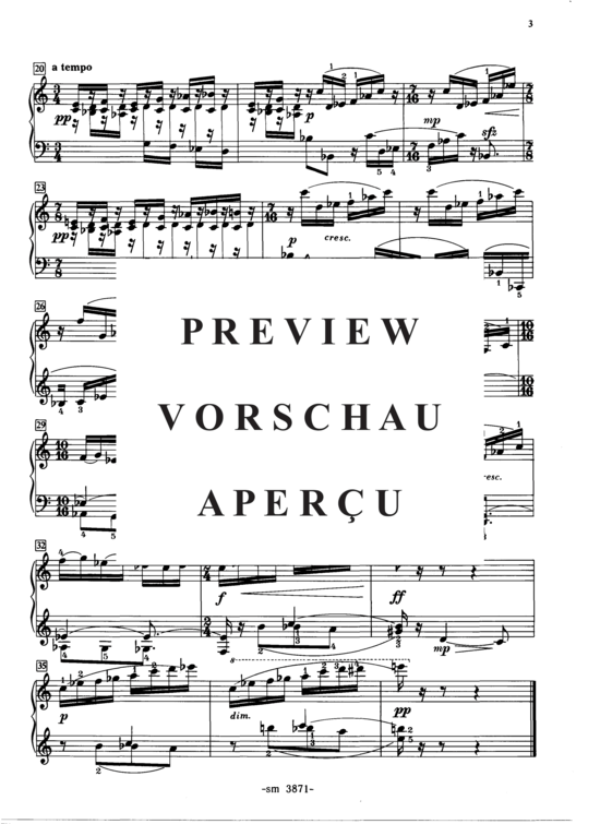 gallery: Vier kleine Klavierstücke , sm3871_preview.pdf, (Klavier Solo)