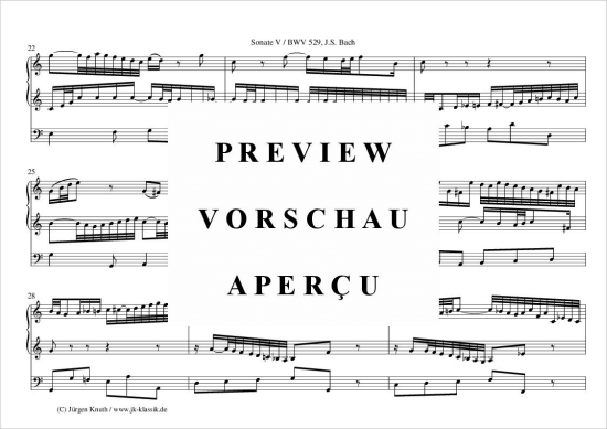 gallery: Sonate Nr.5 BWV 529 , , (Orgel Solo)