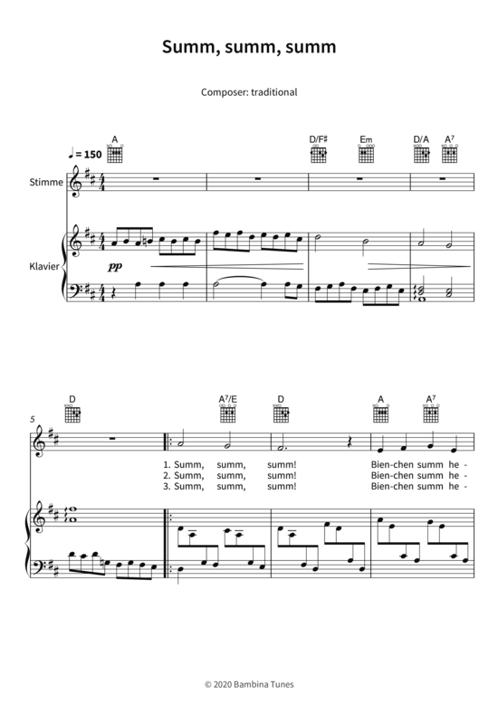 gallery: Summ, summ, summ , , (Gesang + Klavier, Gitarre)