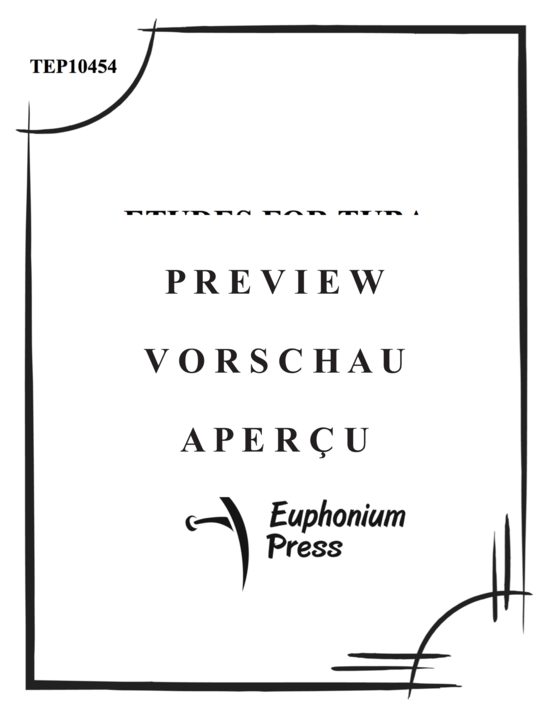 gallery: Etudes for Tuba Vol. 3 , , (Tuba Solo)