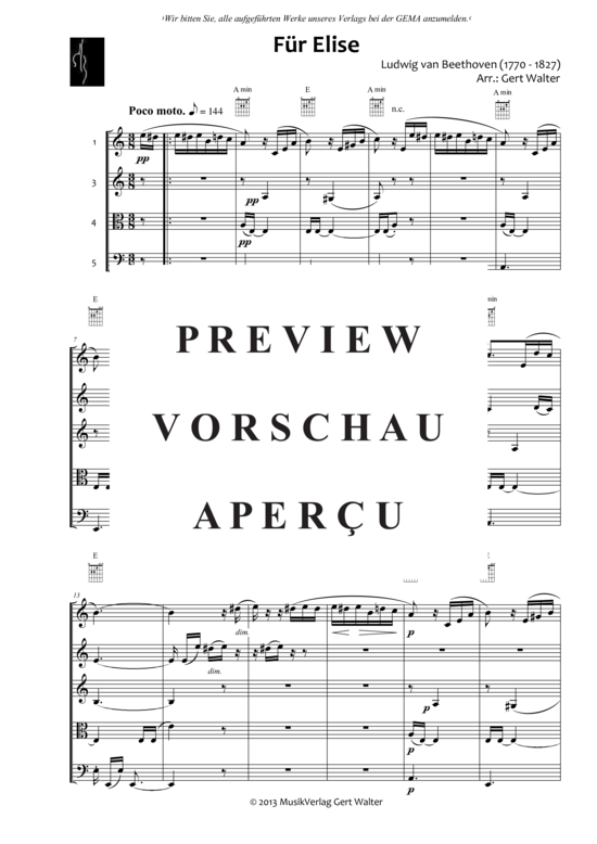 gallery: Für Elise , , (Quintett flexible Besetzung)