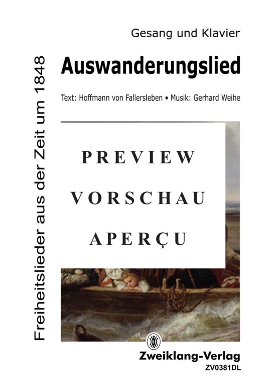 gallery: Auswanderungslied , , (Gesang + Klavier)