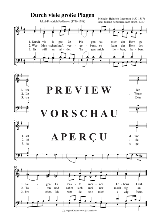 gallery: Durch viele große Plagen , , (Gemischter Chor)