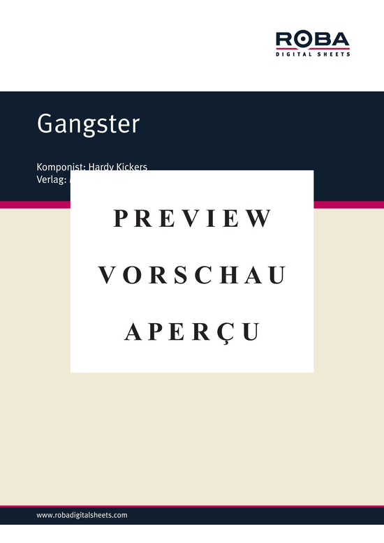 gallery: Gangster , Kickers, Hardy, (Klavier + unterlegter Text)