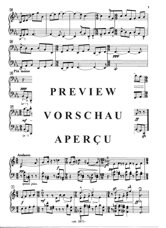 gallery: Vier kleine Klavierstücke , sm3871_preview.pdf, (Klavier Solo)