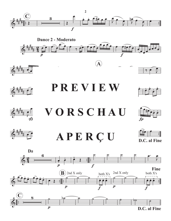 gallery: Overture and Three Country Dances, K. 106 , , (Blechbläserquintett)