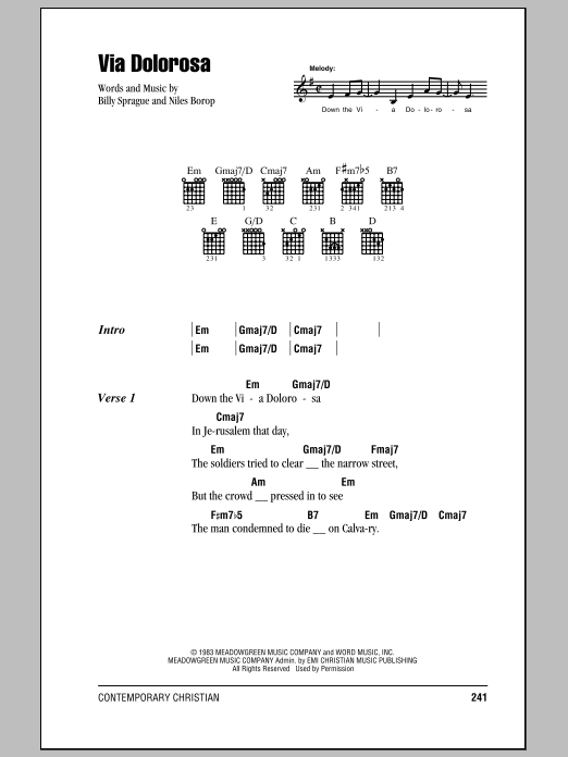 Via Dolorosa - sheet music by Sandi Patty - smd-82132 | notendownload