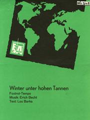 cover: Winter Unter Hohen Tannen, , Gesang, Gitarre, Klavier