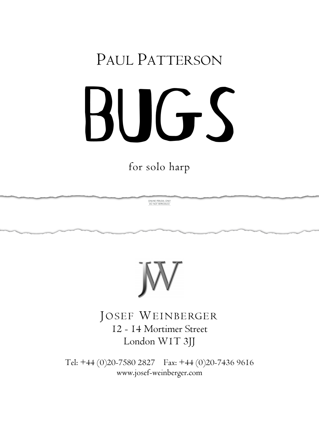 gallery: Bugs, Paul Patterson