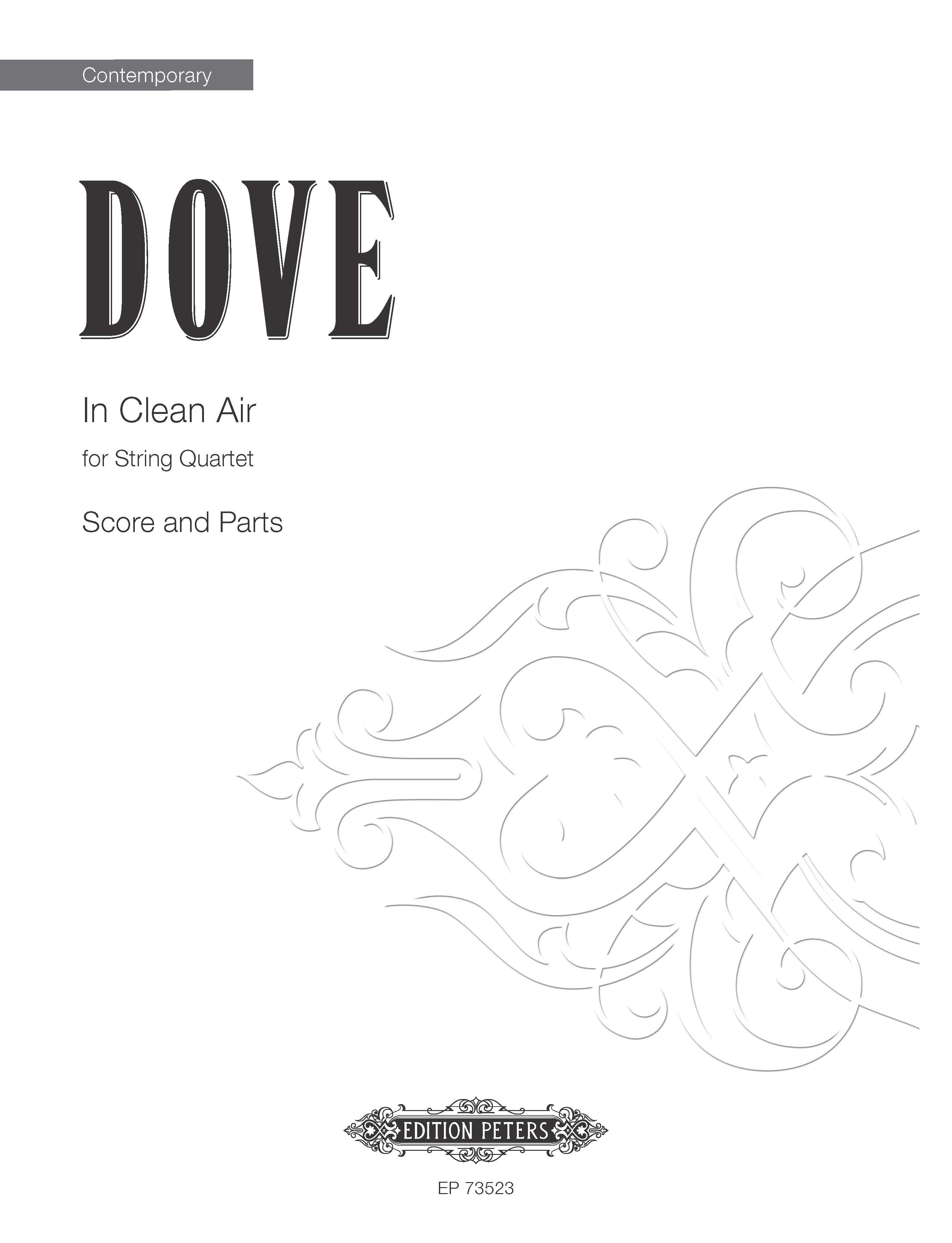 cover: In Clean Air, Jonathan Dove, Quartett