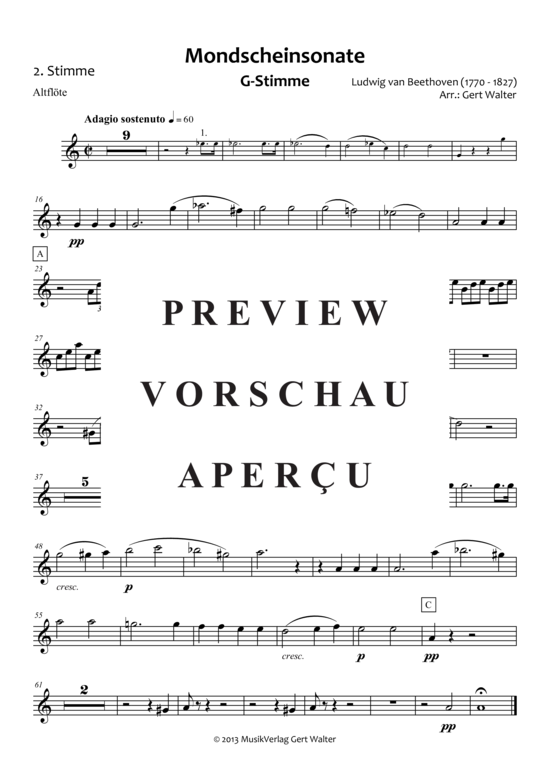 gallery: Mondscheinsonate (1. Satz) , ,  (Quintett flexible Besetzung)