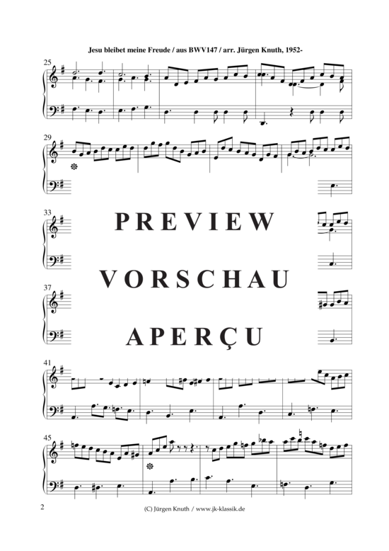 gallery: Jesu bleibet meine Freude (aus BWV 147) , ,  (Trompete in C/B + Orgel/Klavier)