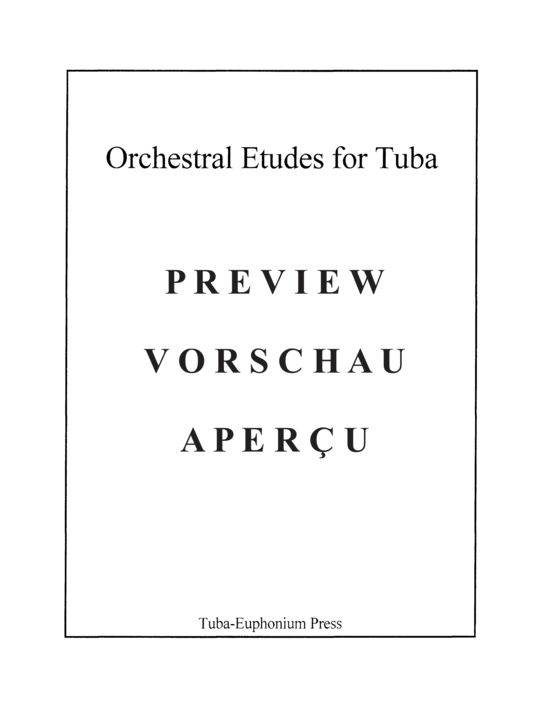 gallery: Orchestral Etudes for Tuba , , (Tuba Solo)