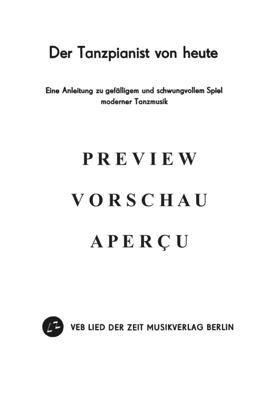 gallery: Der Tanzpianist von heute III , , (Klavier + Gesang)