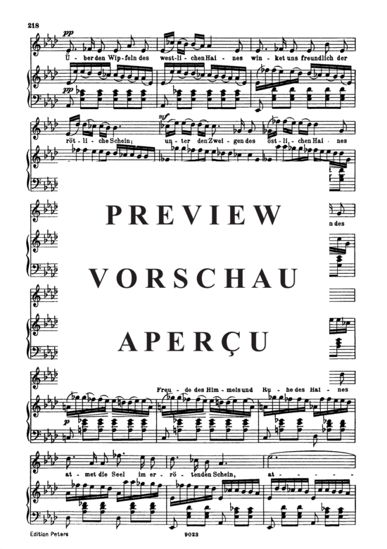 gallery: Auf dem Wasser zu singen D.774 , , (Gesang hoch + Klavier)