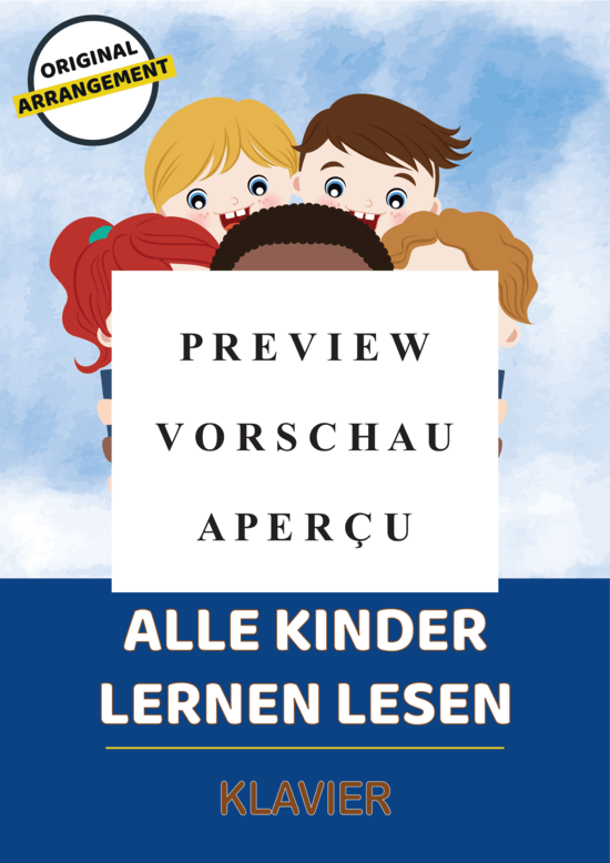 gallery: Alle Kinder lernen lesen , , (Klavier Solo)