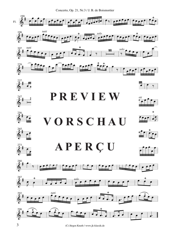 gallery: Concerto für Altblockflöte + Violine (Op.21 No.3) , ,  (Gemischtes Ensemble für Bläser, Streicher + BC)