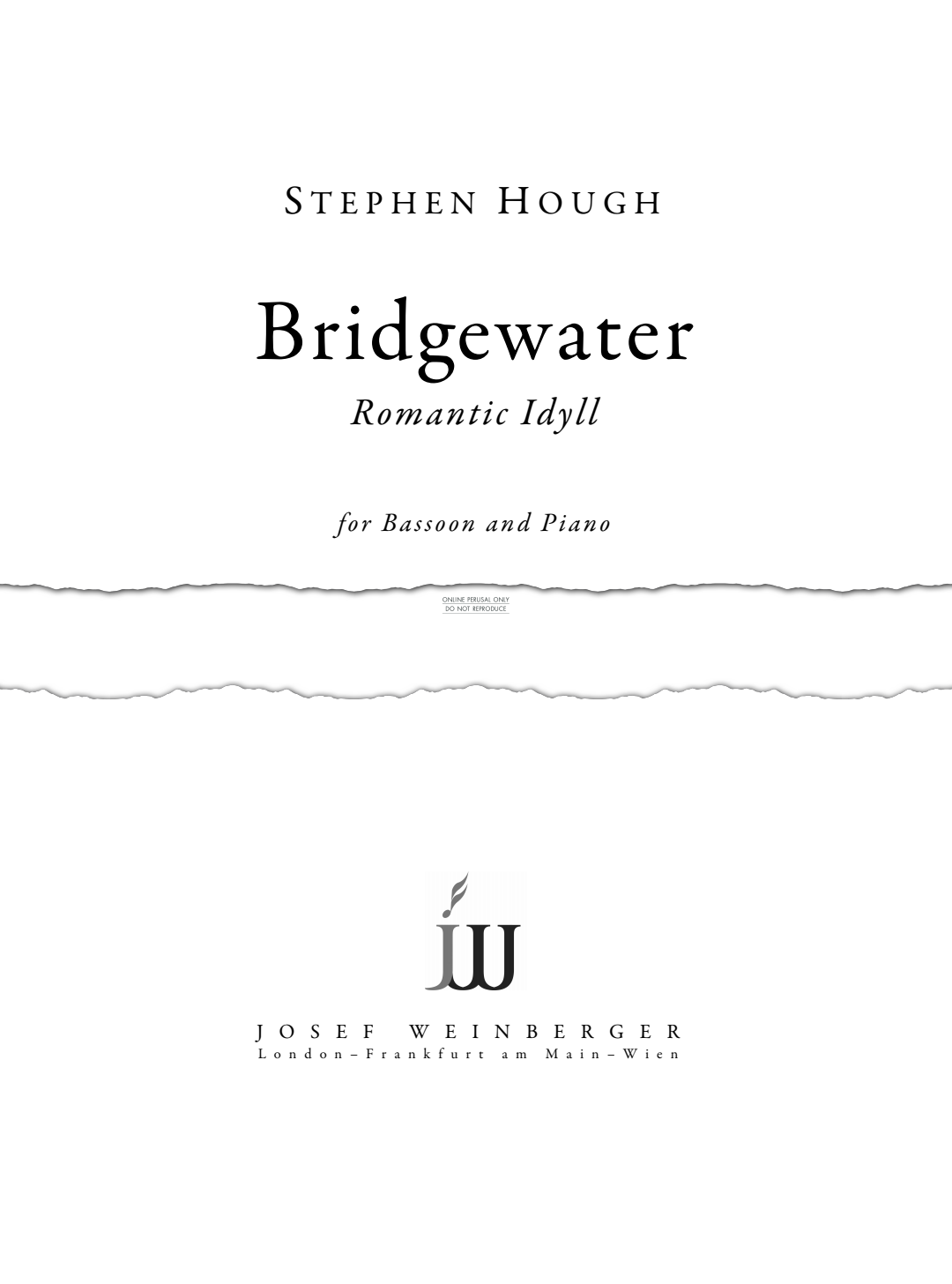 gallery: Bridgewater, Stephen Hough, Fagott, Klavier